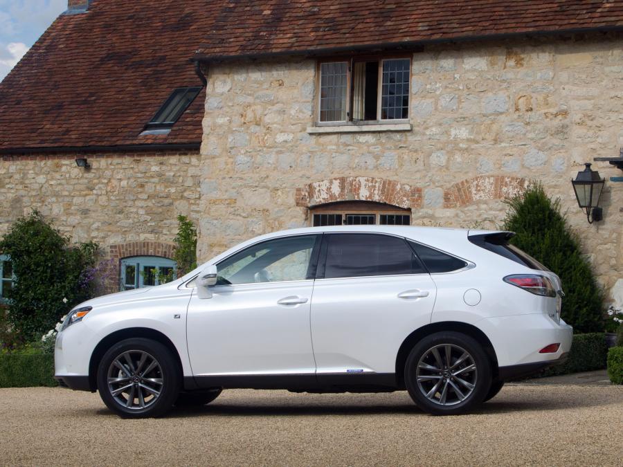  Lexus RX450h F-Sport 2012 года  (UK) (фото 11 из 16)